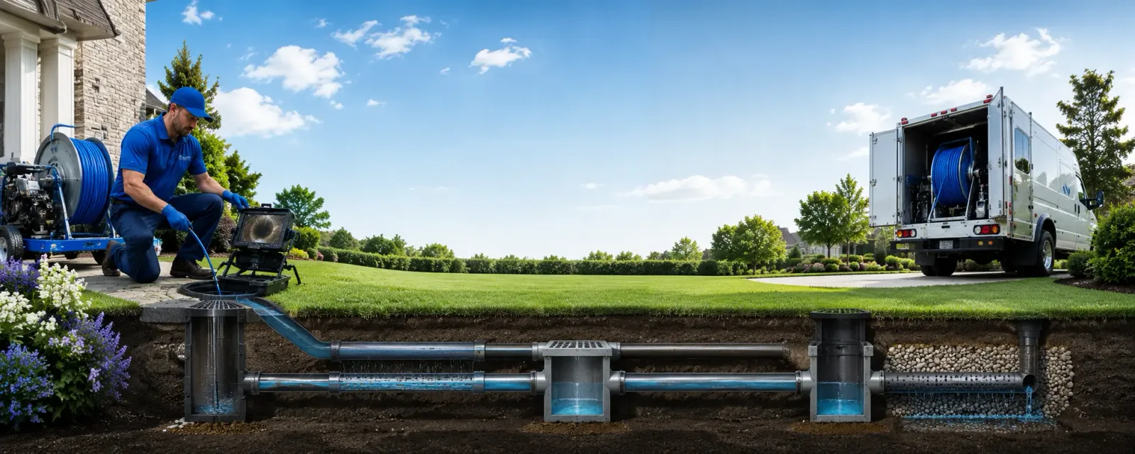 Outdoor drain cleaning information for Bay Port, MI